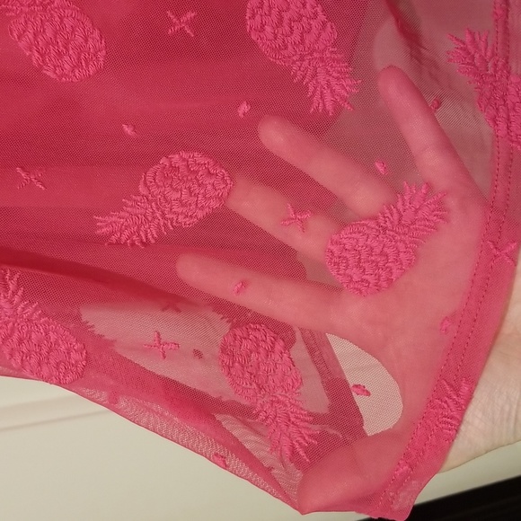 Pink Torrid High neck Mesh Lined Tank Top - Picture 3 of 4